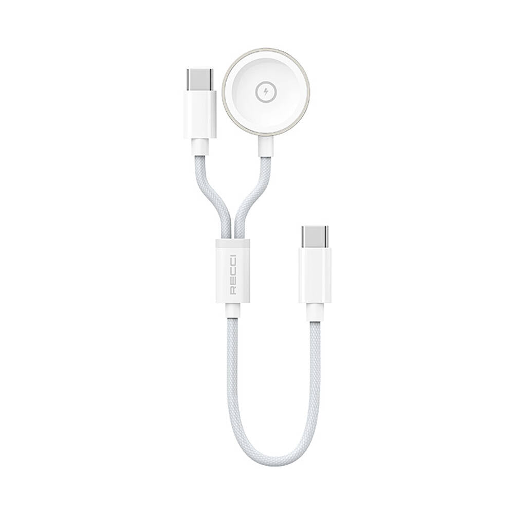 Recci RCW-39 2in1 Akıllı Saat Wireless Şarj Kablosu - 1 Recci RCW-39 2in1 Akıllı Saat Wireless Şarj Kablosu - 1